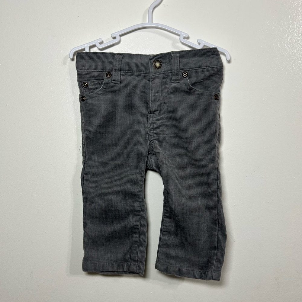 Jaine and Jack Stretch Corduroy Grey Pant